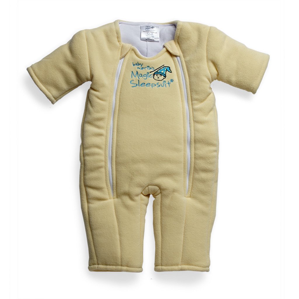 Baby Merlin's Magic Sleepsuit Canada, Yellow Microfleece, Ships