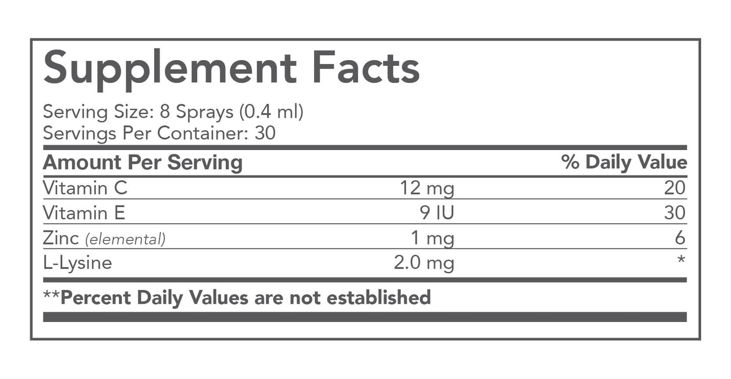 Q C+ Vitamin C and Zinc Spray