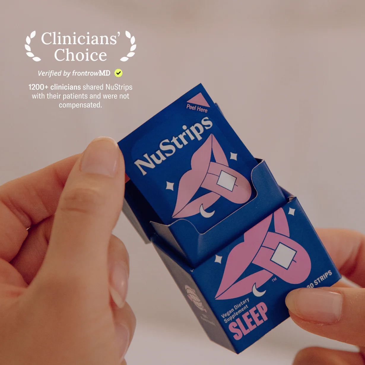 Nustrips Melatonin Sleep Strips - Sleep In a Strip