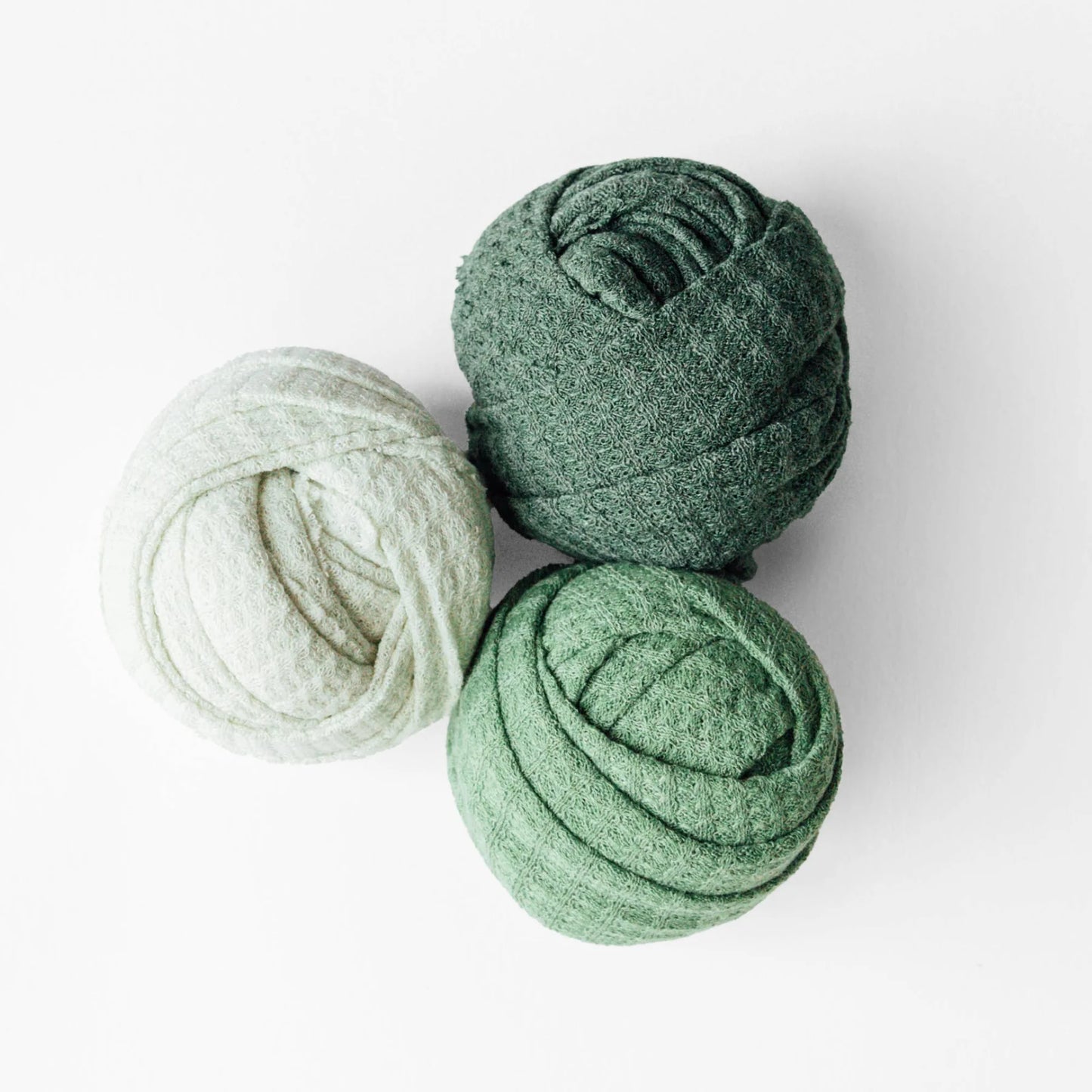 First Landings Green Knit Wrap Set