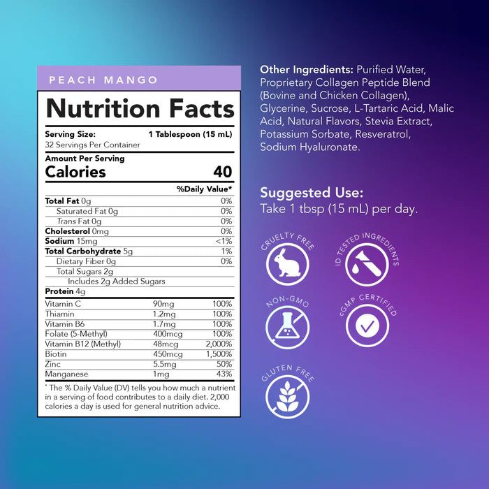 Q reFORM Collagen Peptides Single Servings