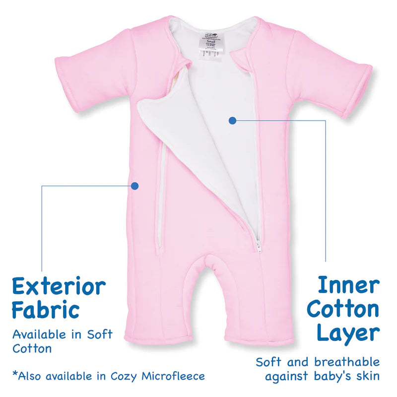 Baby Merlin's Magic Sleepsuit - Pink Cotton
